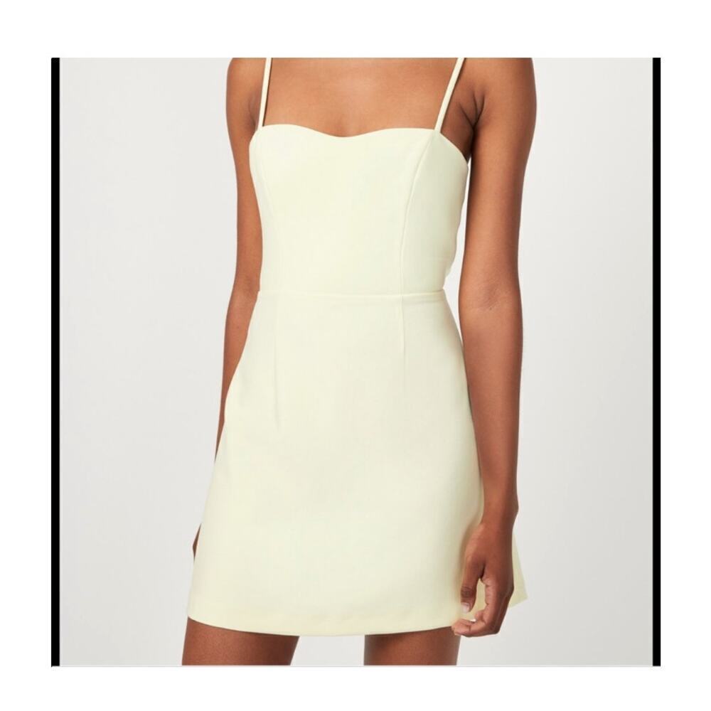 French Connection Whisper Light Off White Dress Size 0